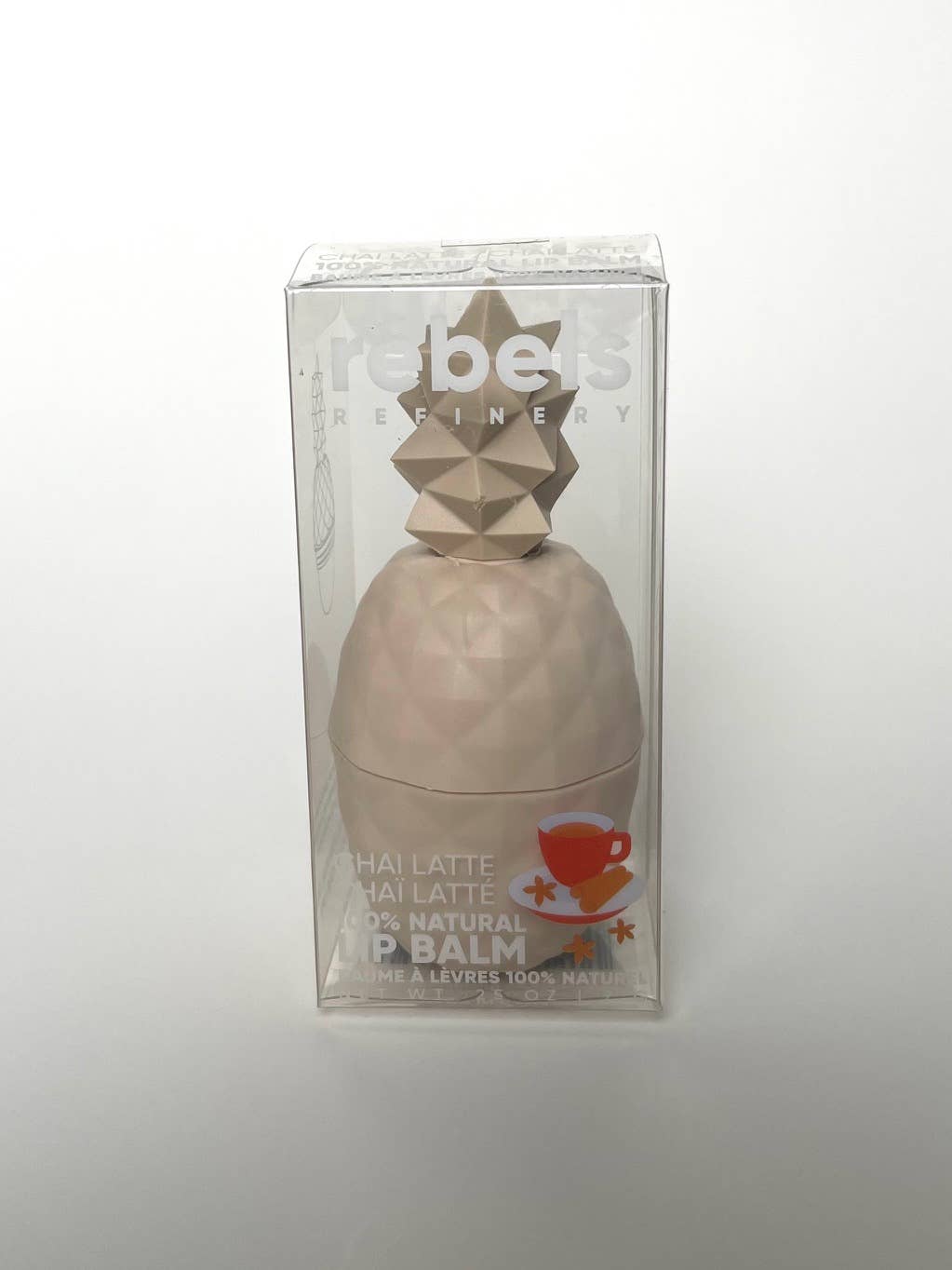 Cream Pineapple Lip Balm Natural: Cream / Marshmallow / Clear Box PEGGABLE