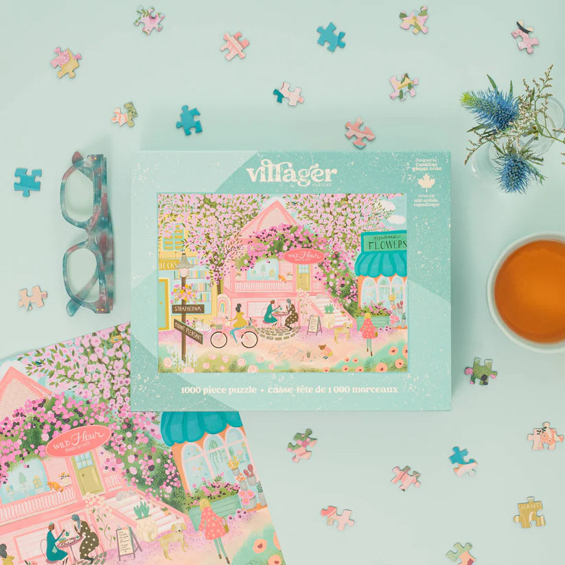 City in Bloom | 1000-Piece Puzzle for Adults | Designed in Canada by Ginger Deverell