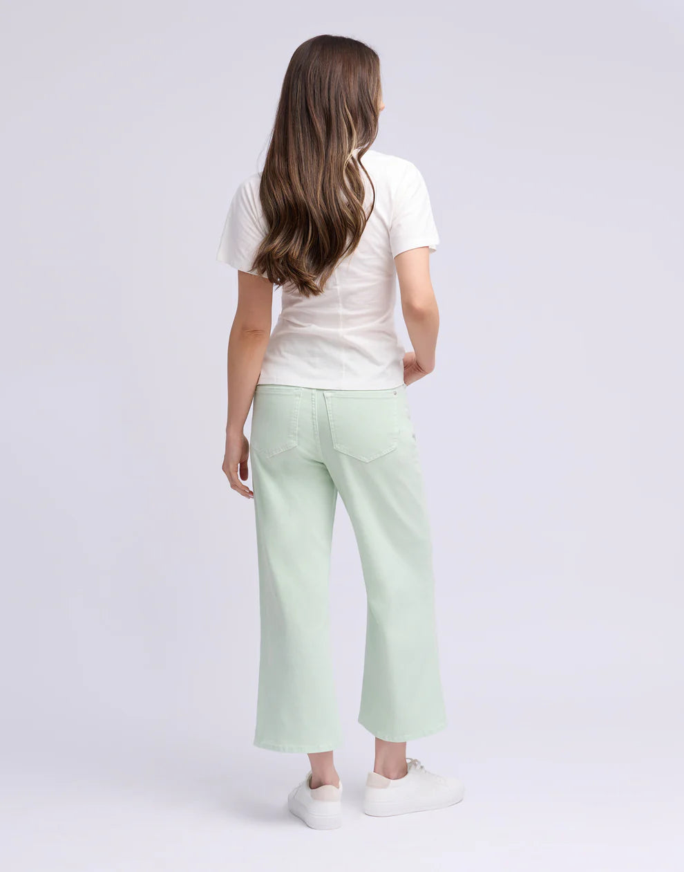 LILY WIDE LEG/ HIGH RISE - MAYA LIGHT - PISTACHE