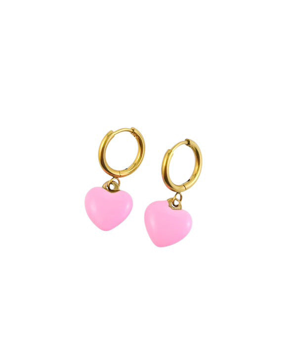 Heart Candy Huggy Earrings