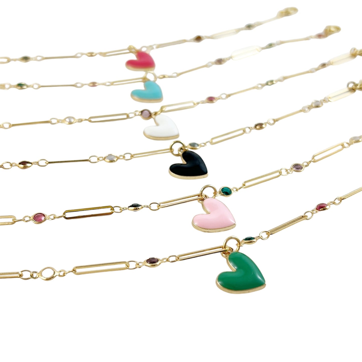 Heart Pop Bracelet - Blue Belle