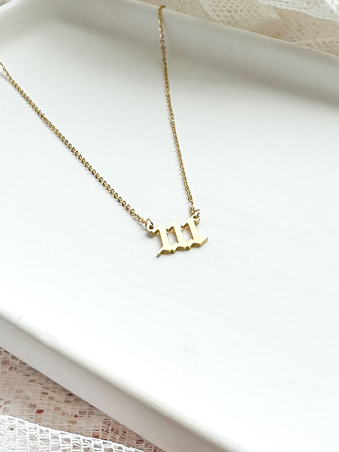 Angel Numbers Necklace