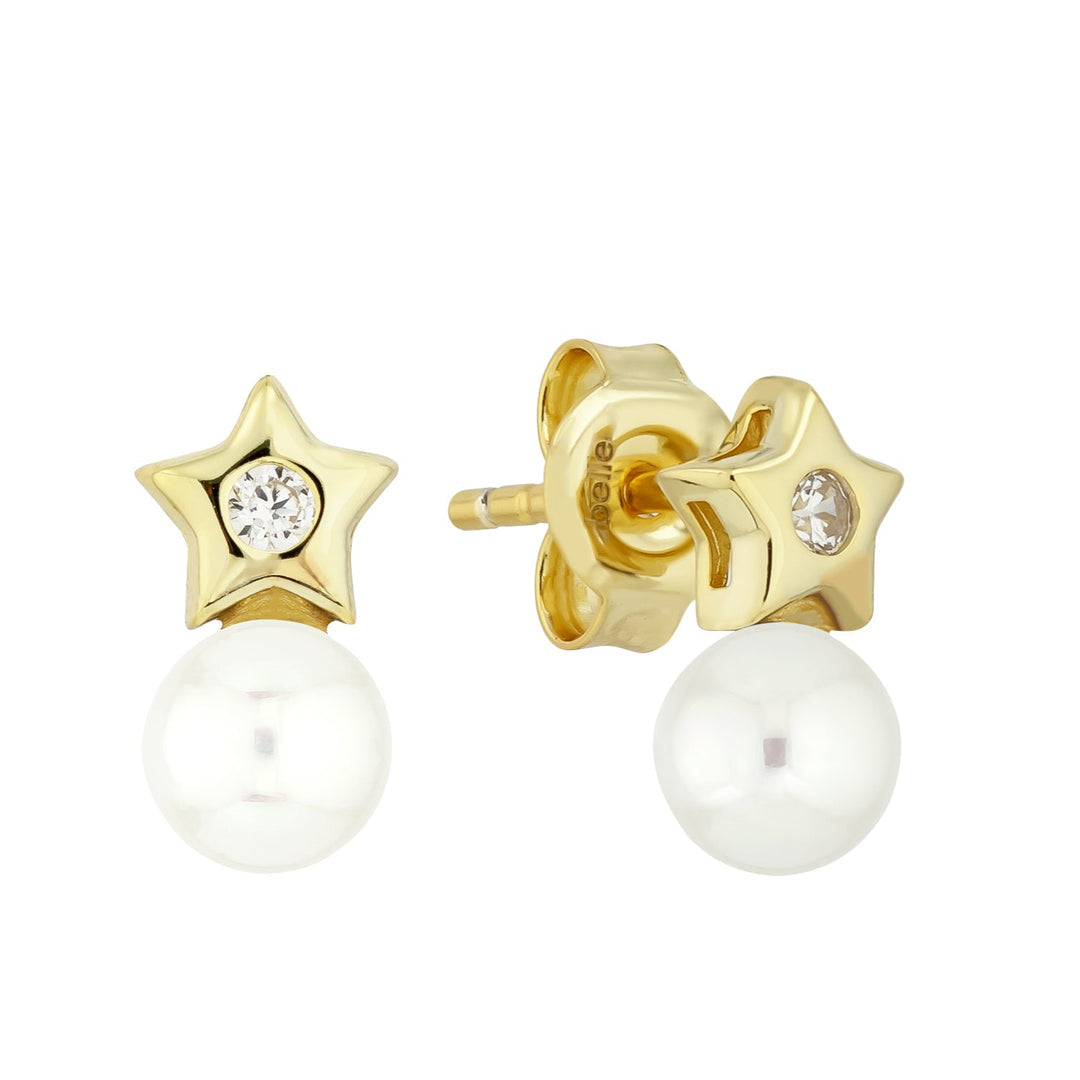 Pearl and Star Studs