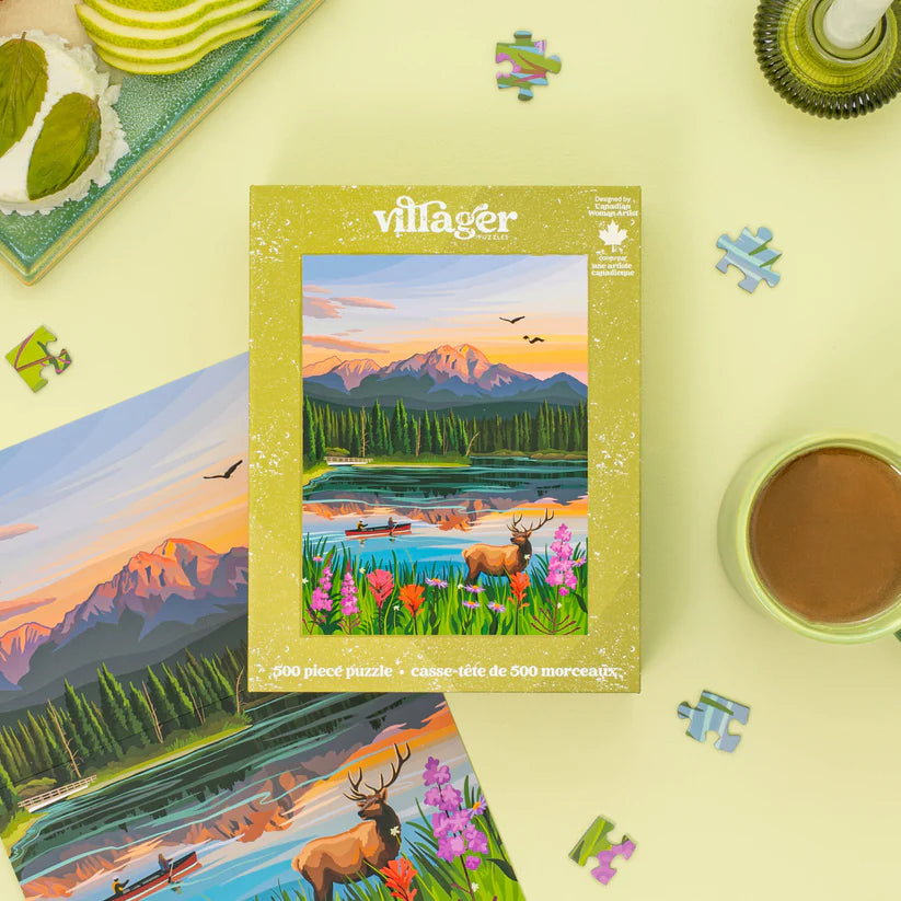 Jasper Flowers | 500-Piece Puzzle for Adults | Designed in Canada by Kelsey Voss