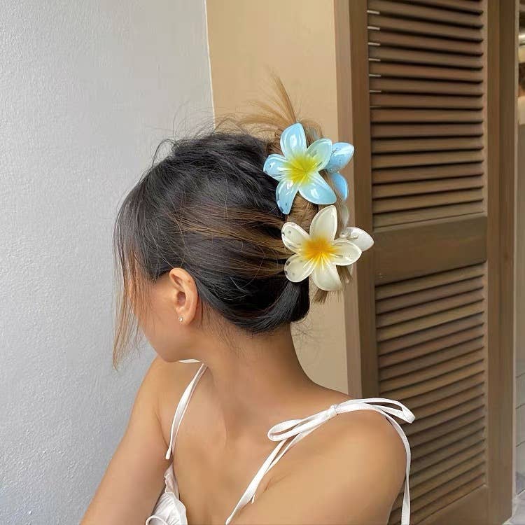 Ombré Blossom Hair Clip