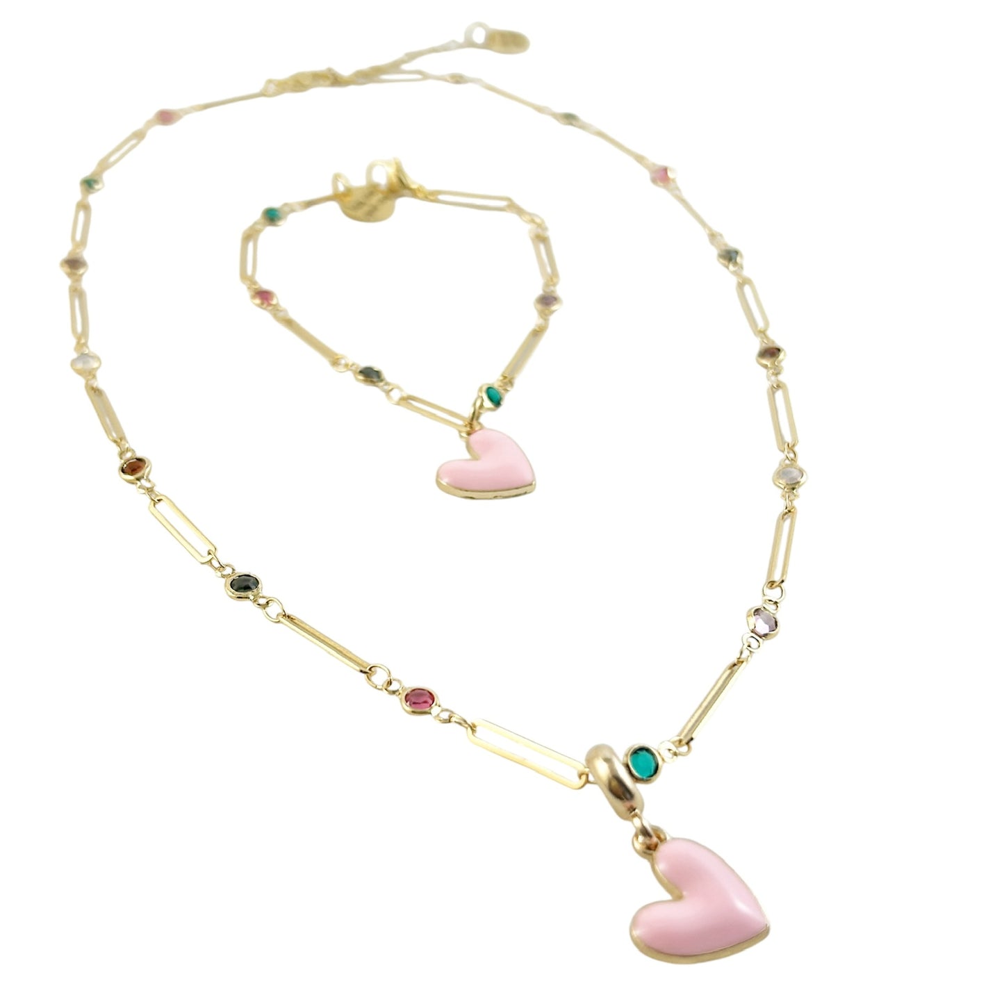 Six n Stone- Heart Pop Necklace and Bracelet Collection