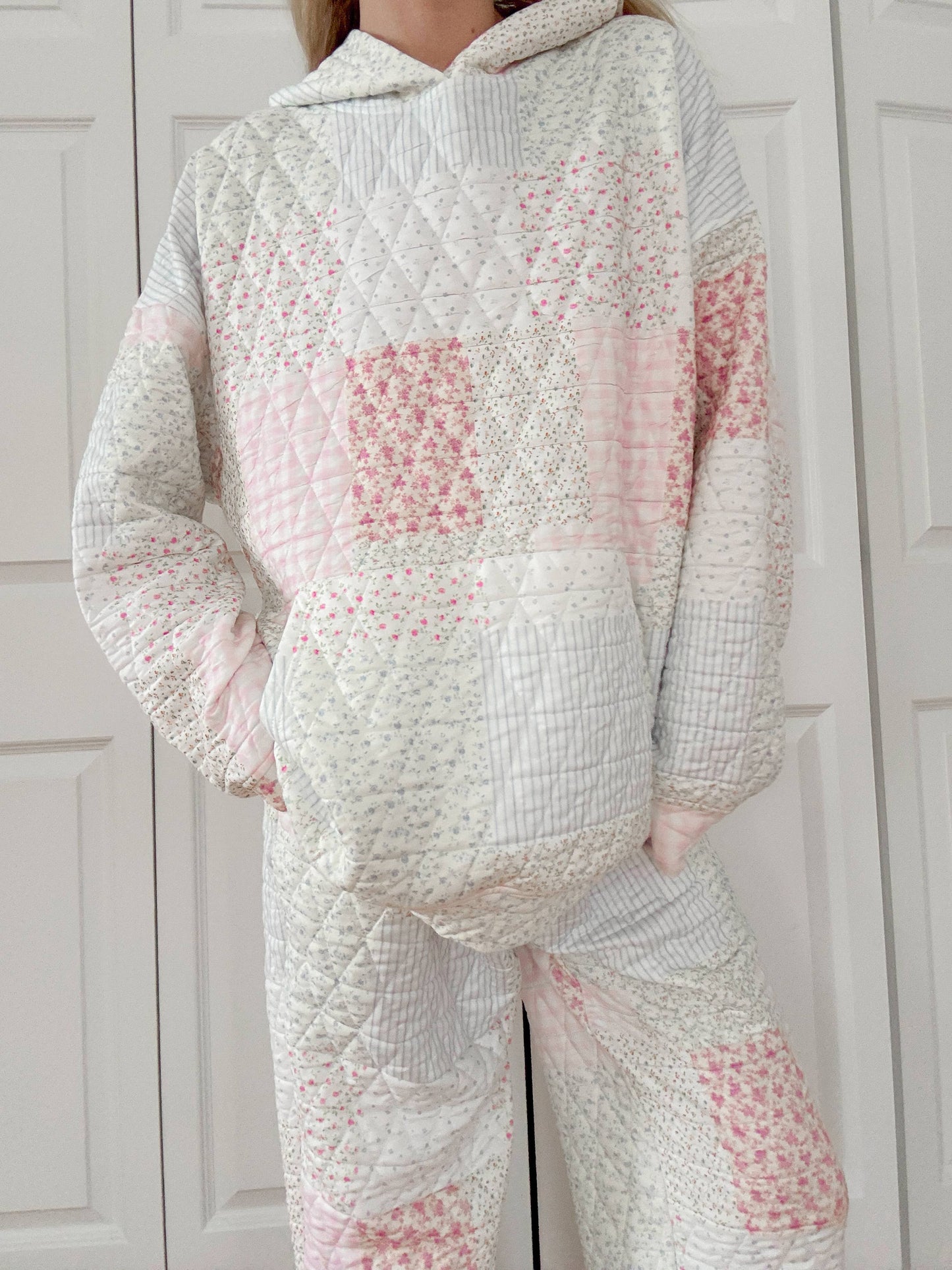 Quilted Pastel Hoodie