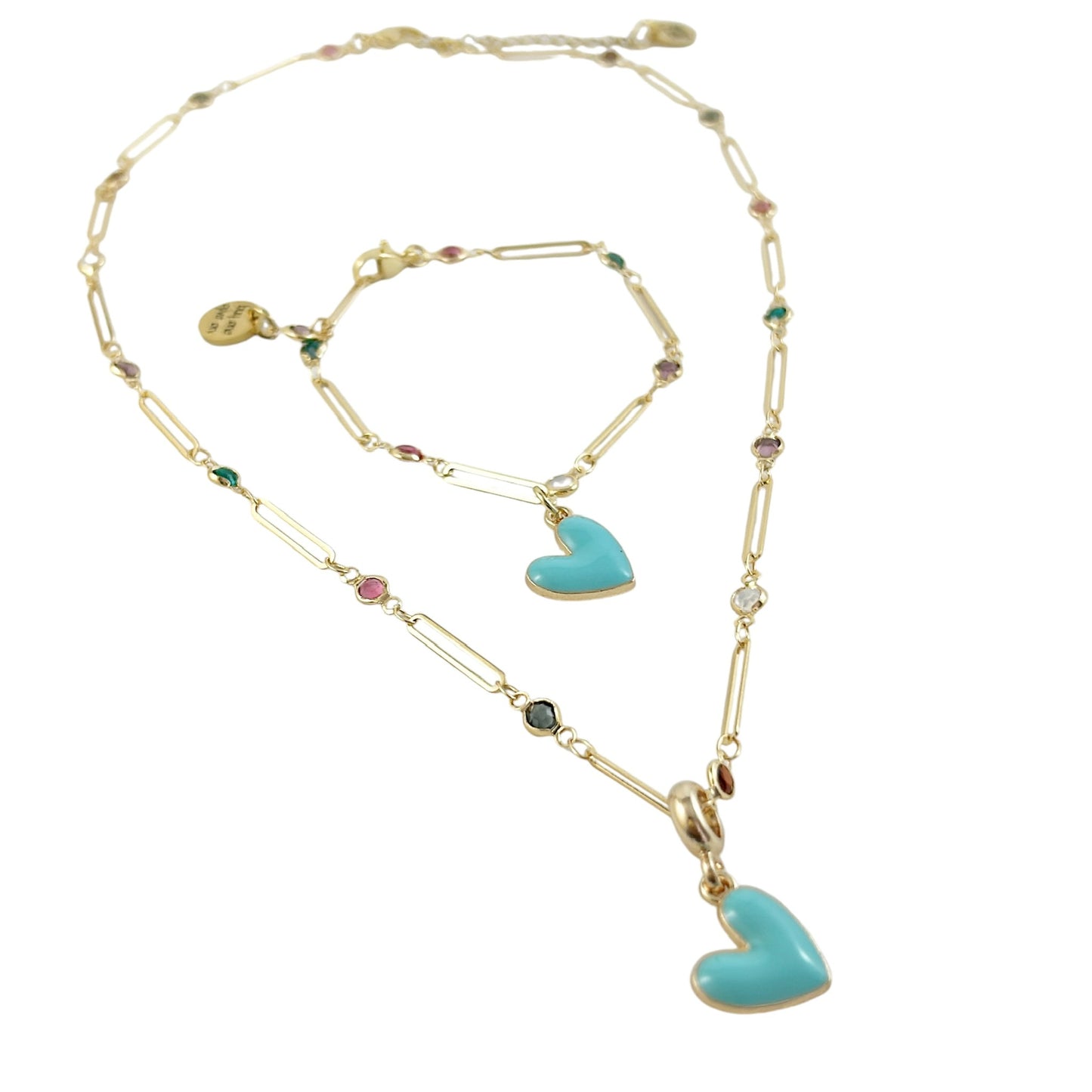Six n Stone- Heart Pop Necklace and Bracelet Collection