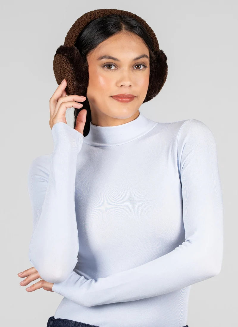 Teddy Fur Earmuffs- Brown