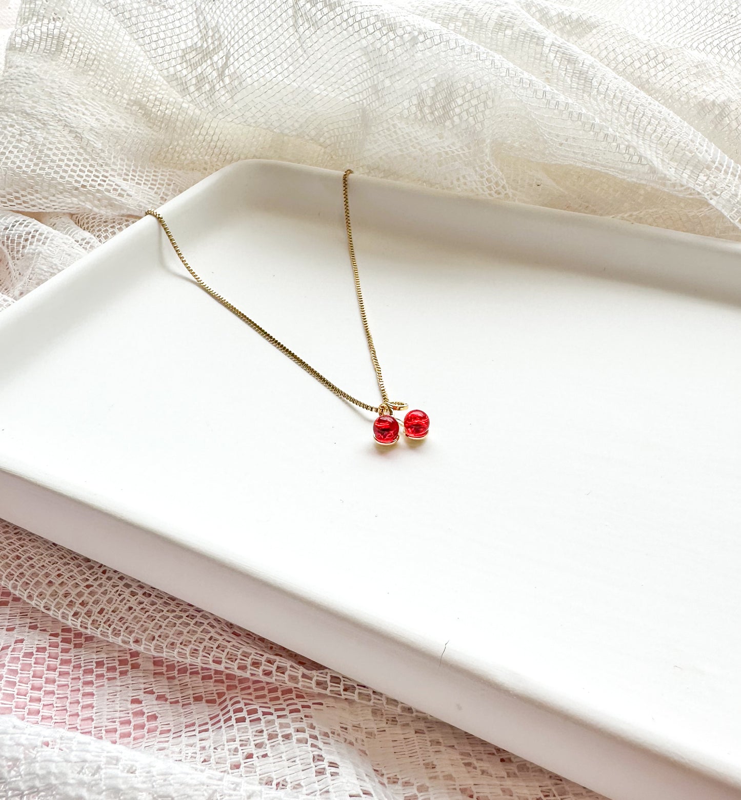 Cherry Charm Necklace