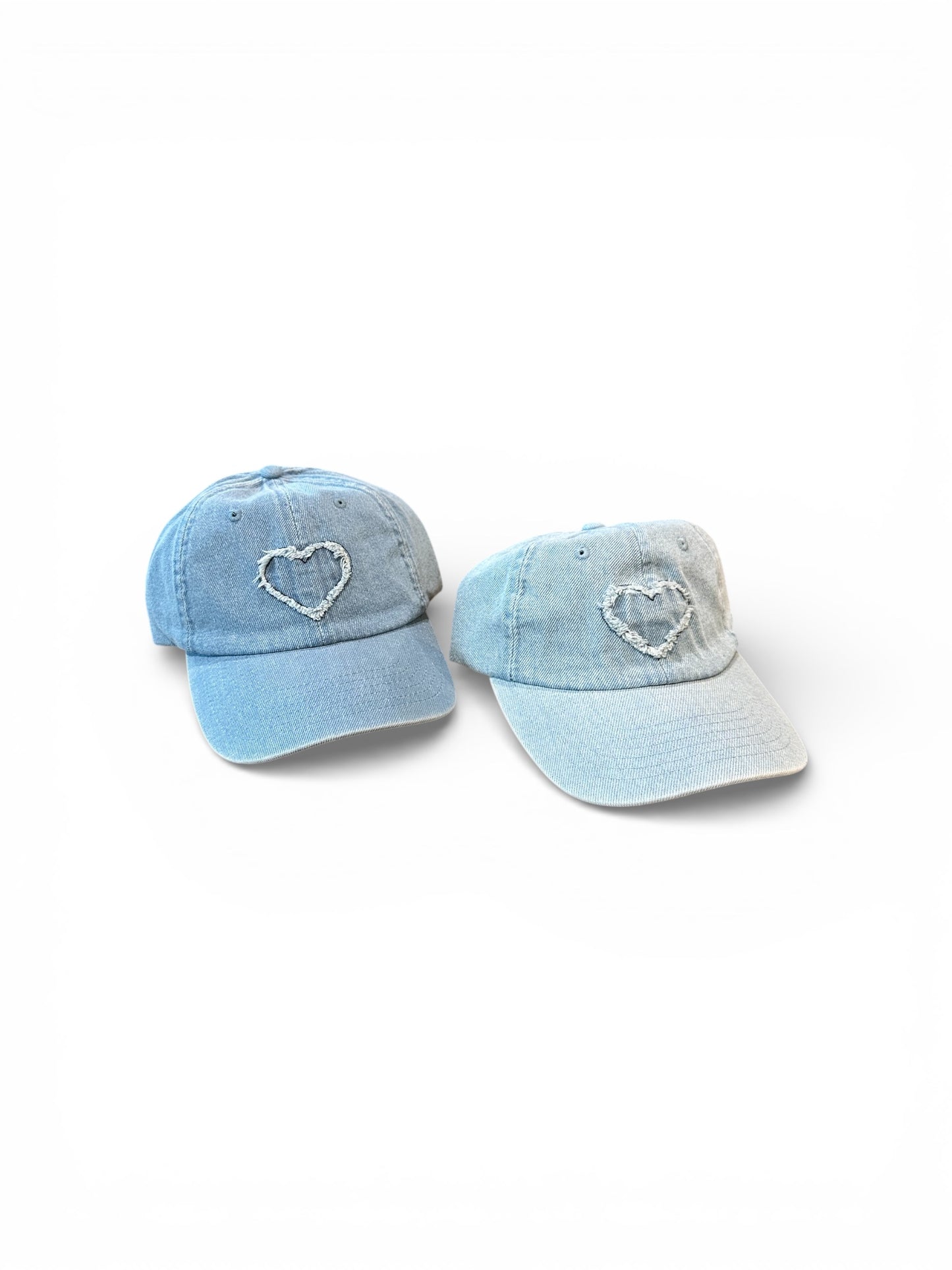 Denim Cap with Heart