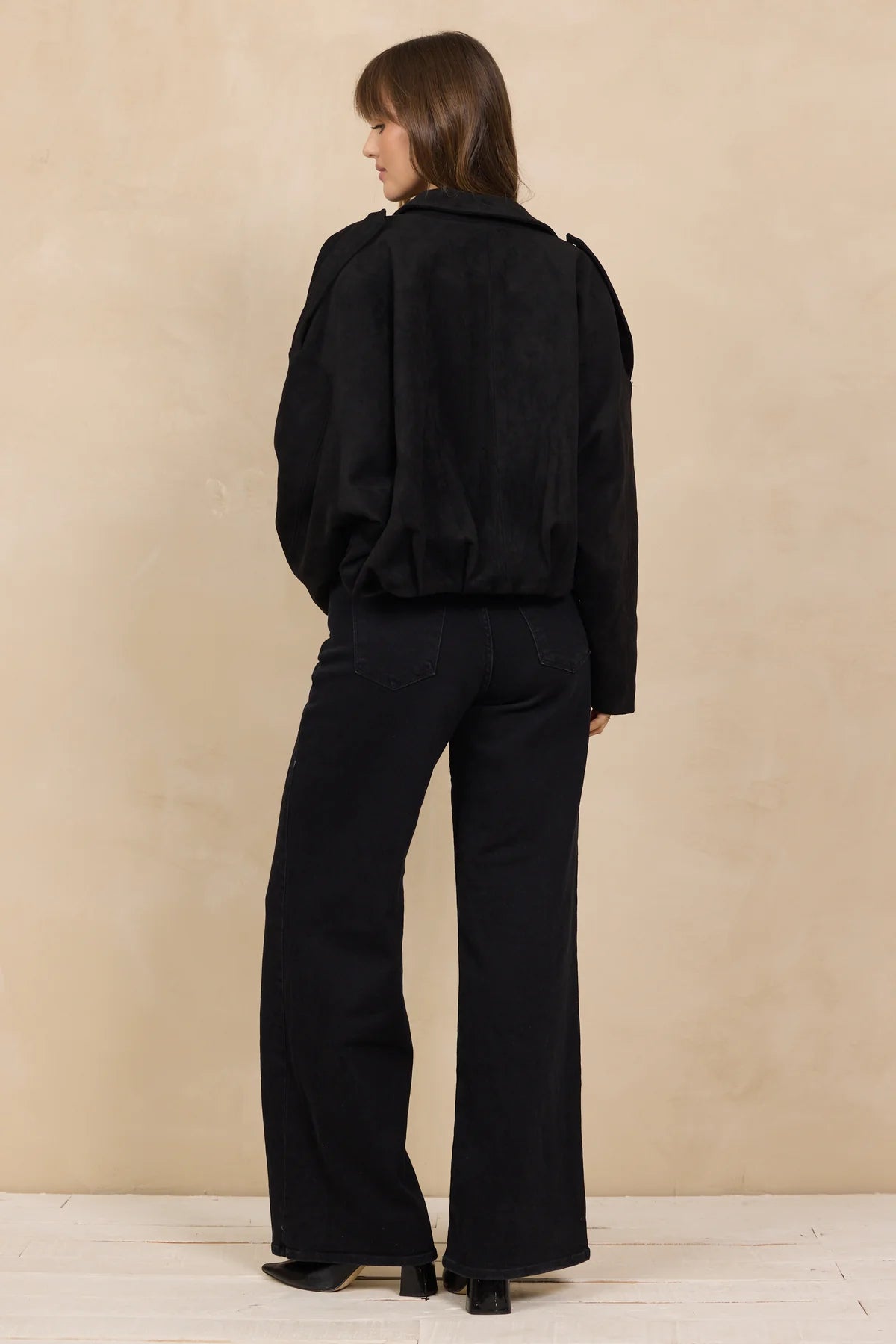 Elani Faux Suede Jacket
