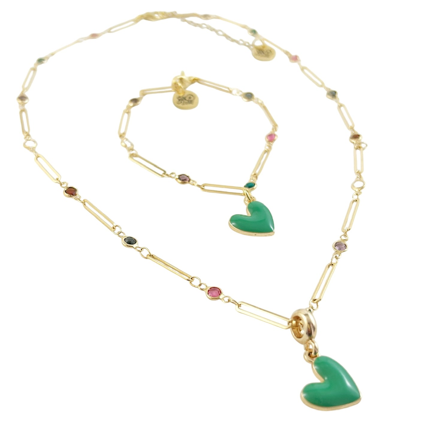 Six n Stone- Heart Pop Necklace and Bracelet Collection