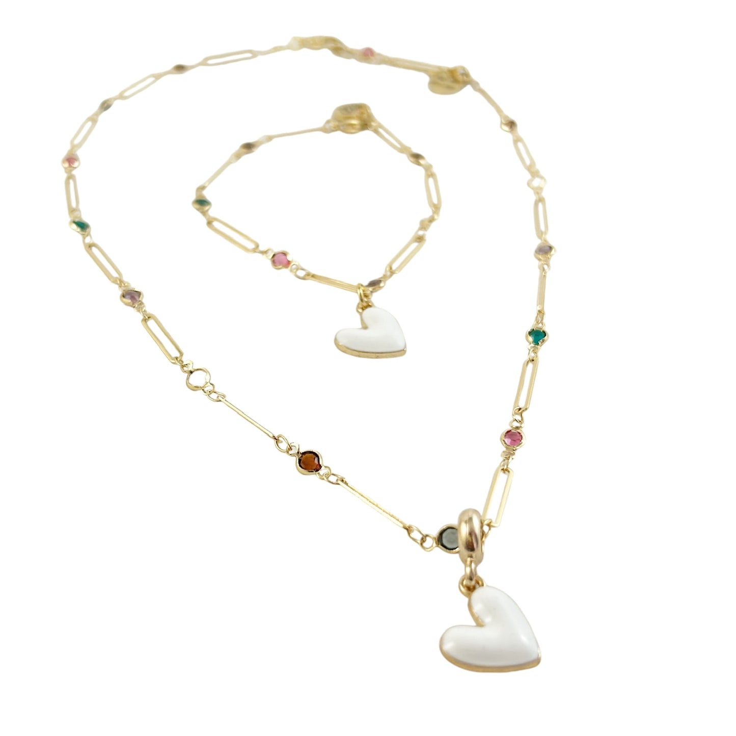 Six n Stone- Heart Pop Necklace and Bracelet Collection