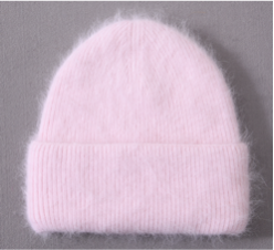 Zoey Fuzzy Angora Hat