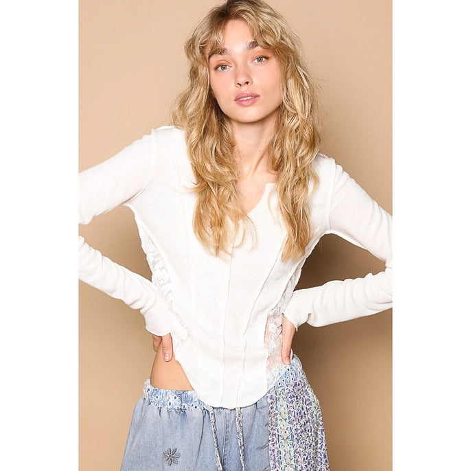 Maggie Reverse Seam Long Sleeve