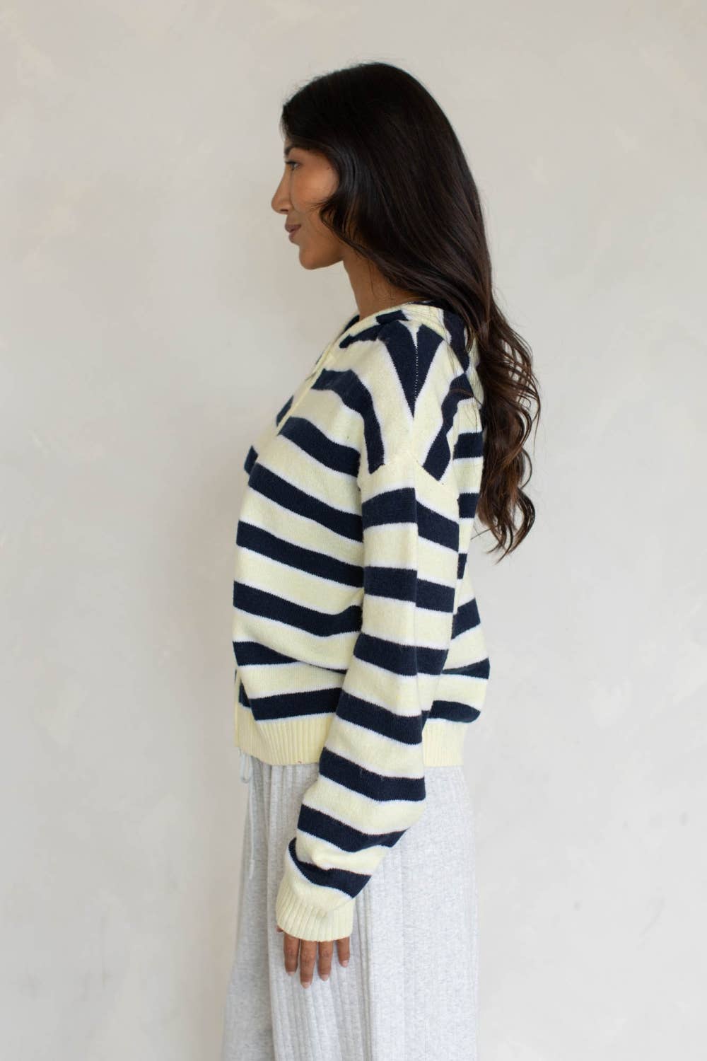 Cole Varsity Stripe Double-Zip Jacket