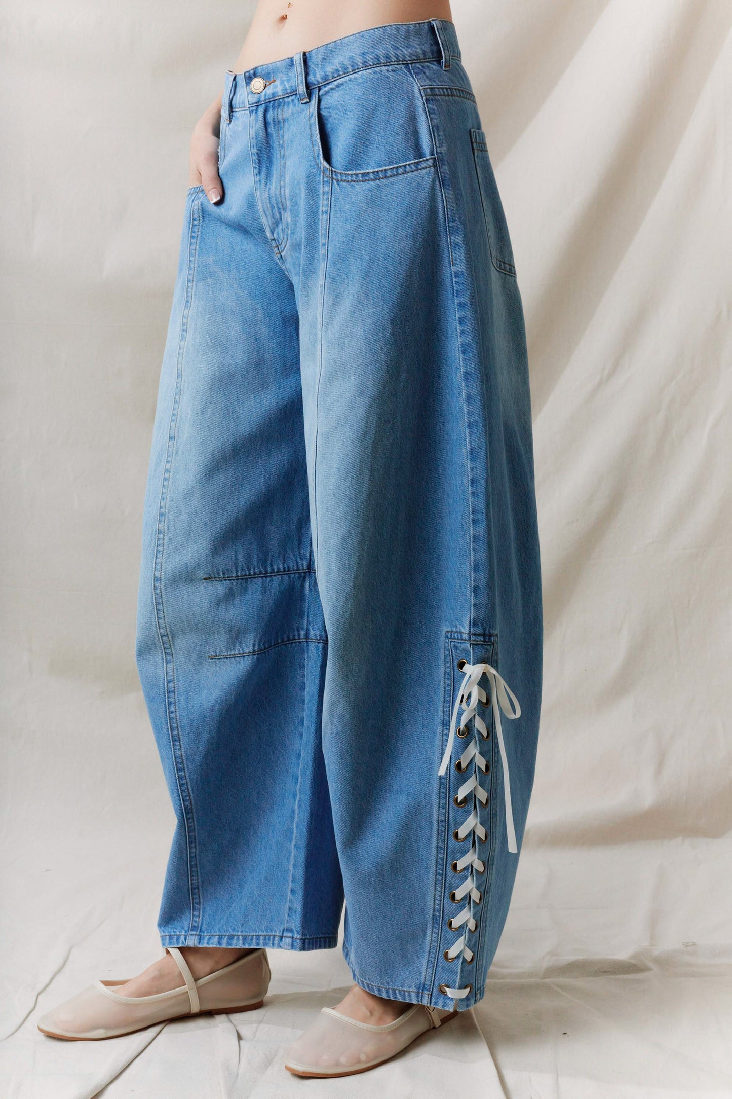 Blue Ridge Lace Up Denim