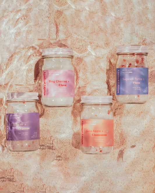 Midnight Paloma- Mini Quartet Bath Soak Set