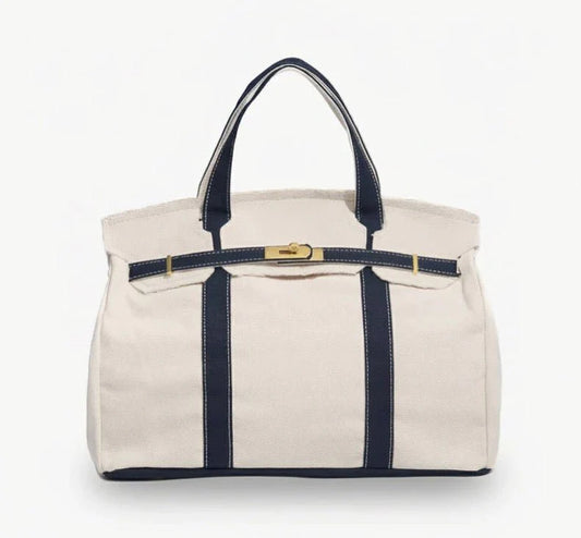 Wingold Canvas Tote - Navy