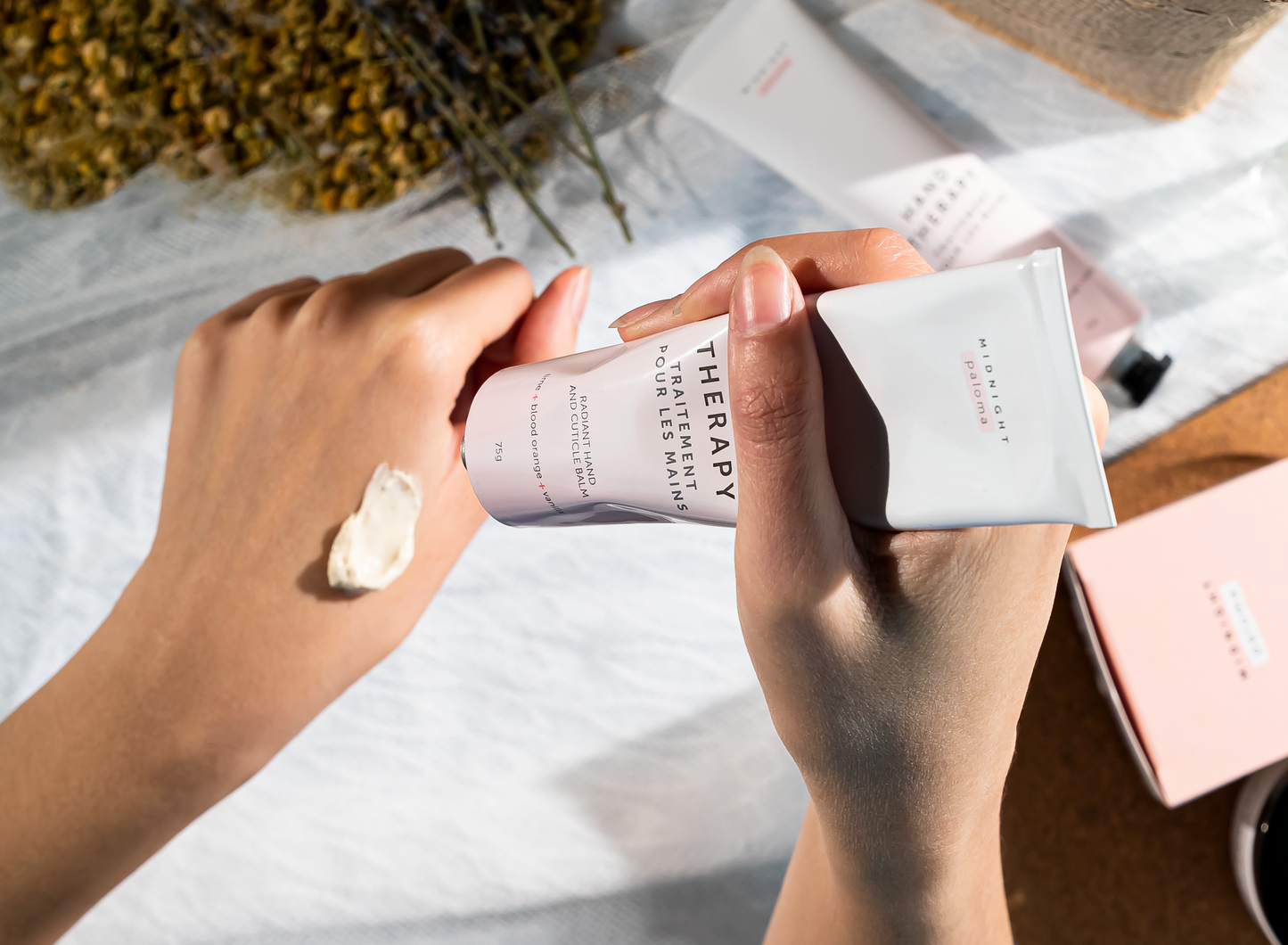 Hand Therapy Hand Cream – Blood Orange, Lime + Vanilla