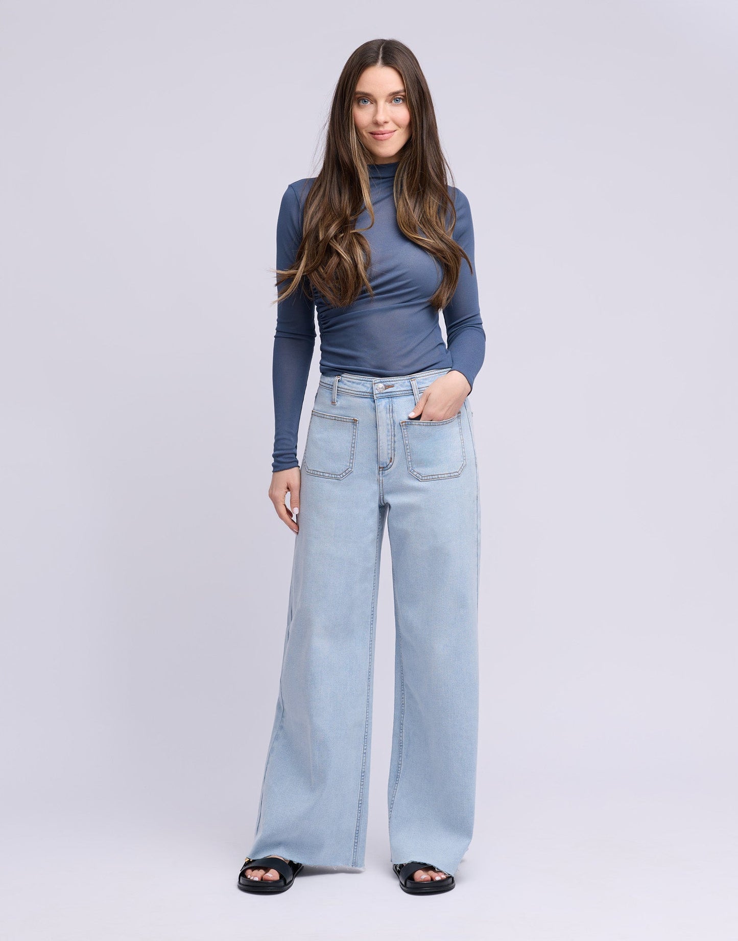 LILY WIDE LEG JEANS / SHERYL
