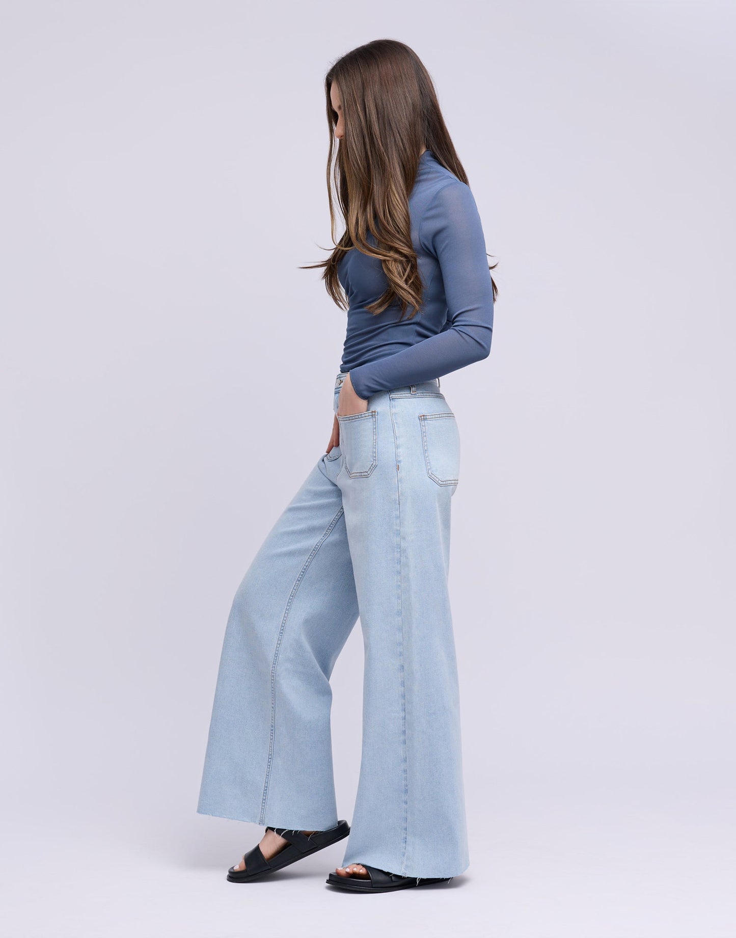 LILY WIDE LEG JEANS / SHERYL