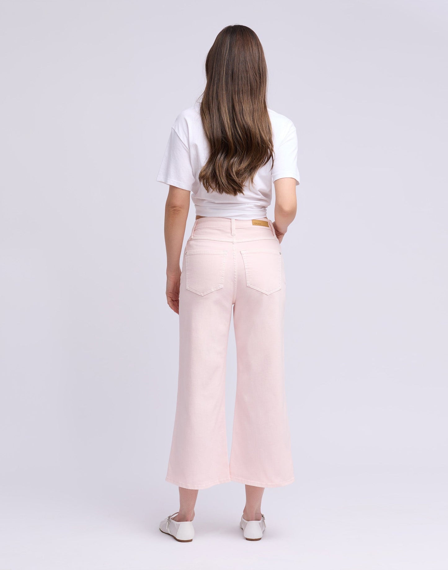 LILY WIDE LEG/ HIGH RISE - MAYA LIGHT PINK