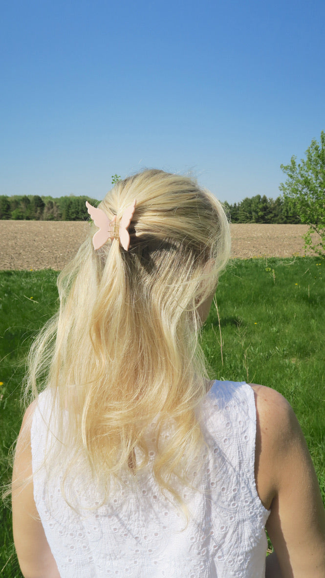 Butterfly Clip Pink