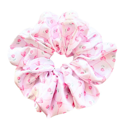 TULIPS & LOVE - Mulberry Silk Scrunchie