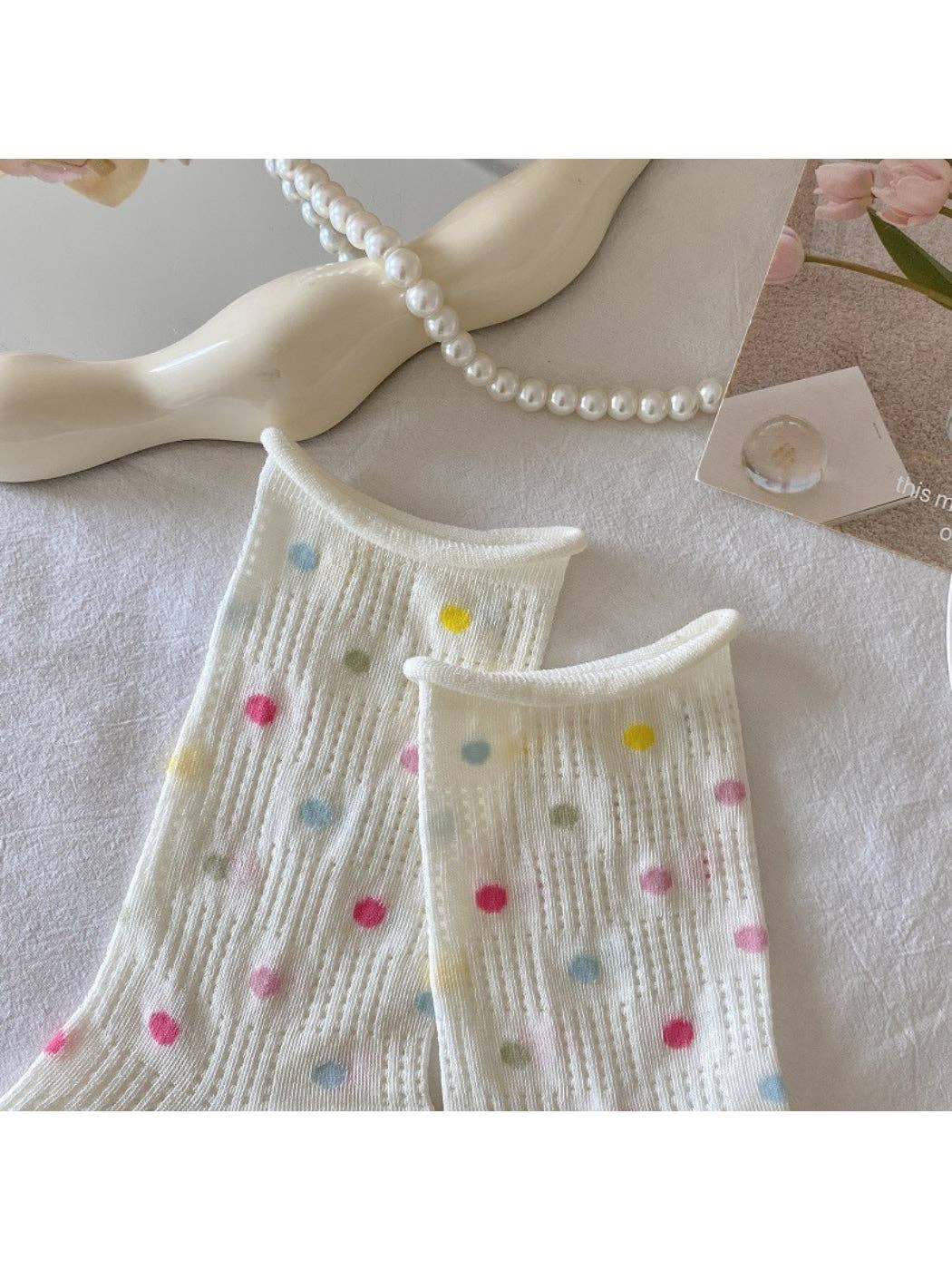 Pastel Mix Crew Socks