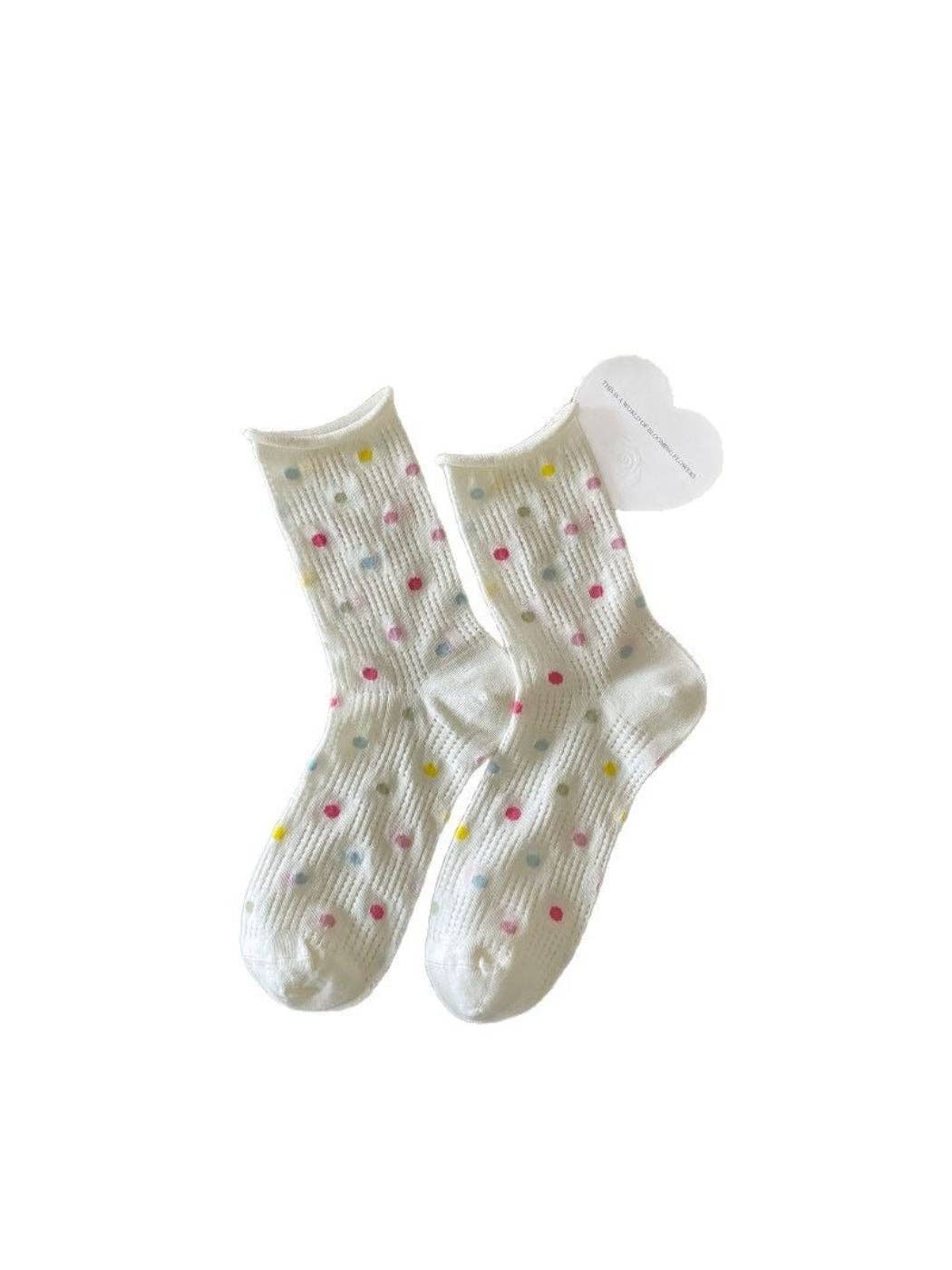Pastel Mix Crew Socks