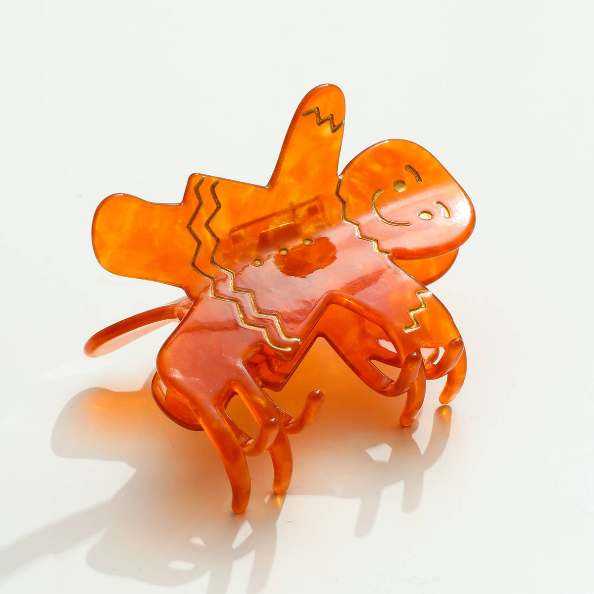 Gingerbread Man and Lady | Holiday Claw Clips