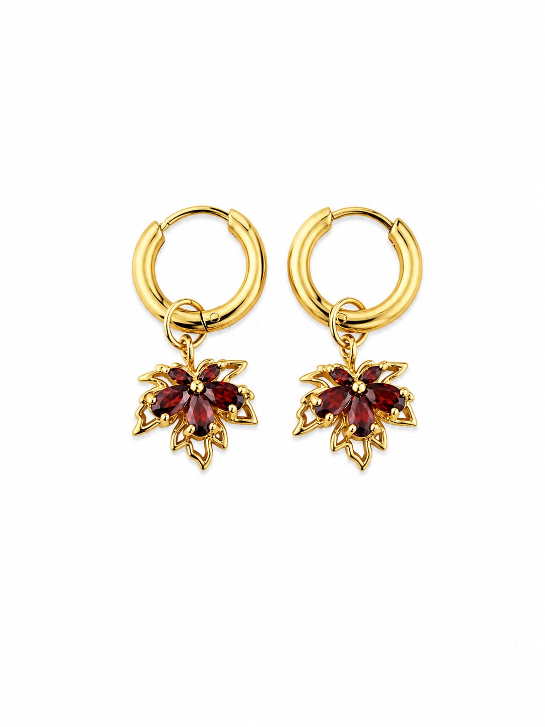 Limited Edition Six n Stone - Maple Earrings