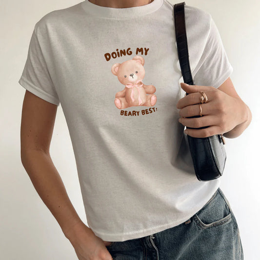 Y2K- Doing my Beary Best Baby Tee