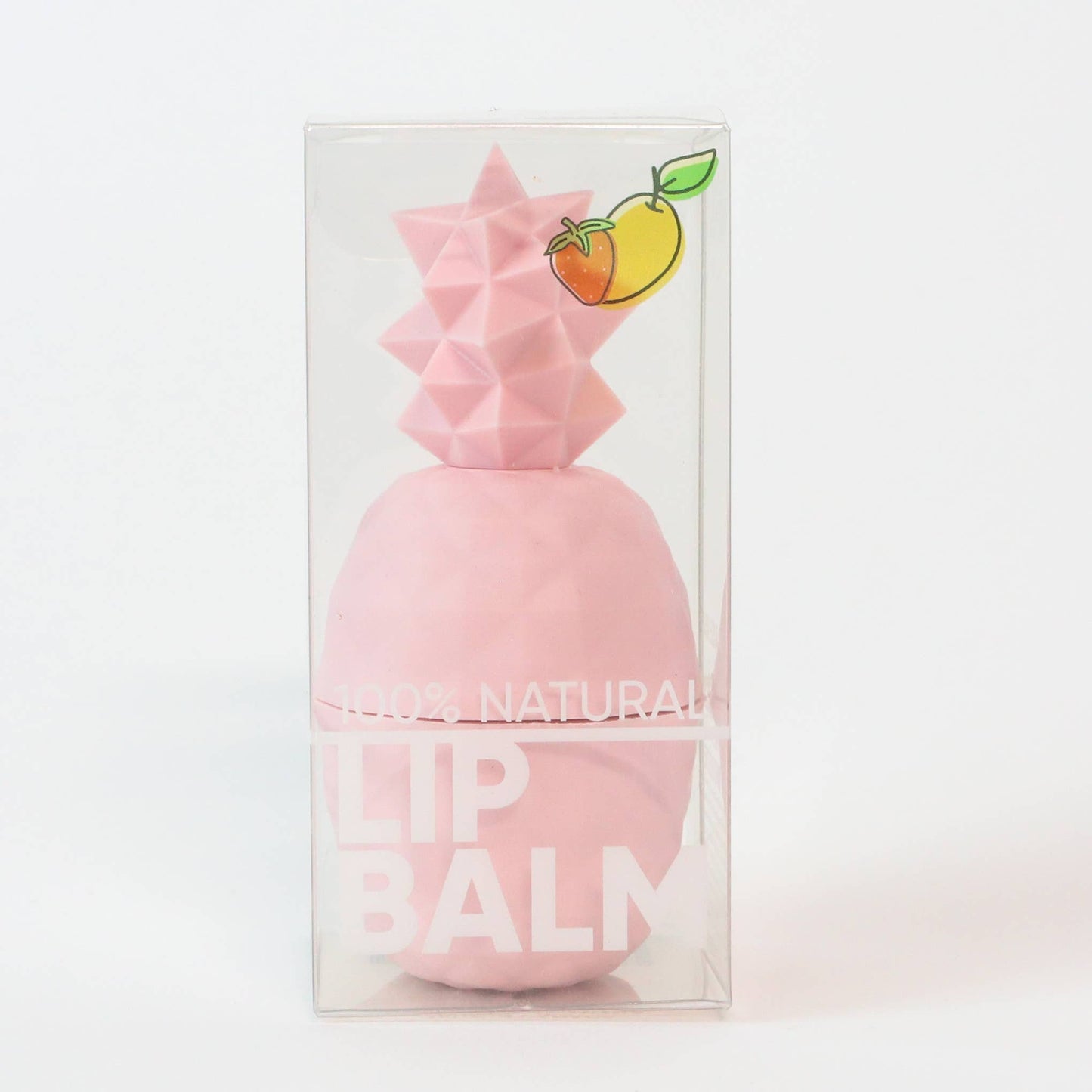 Pink Pineapple Lip Balm 100% Natural: Pink / Strawberry Mango /