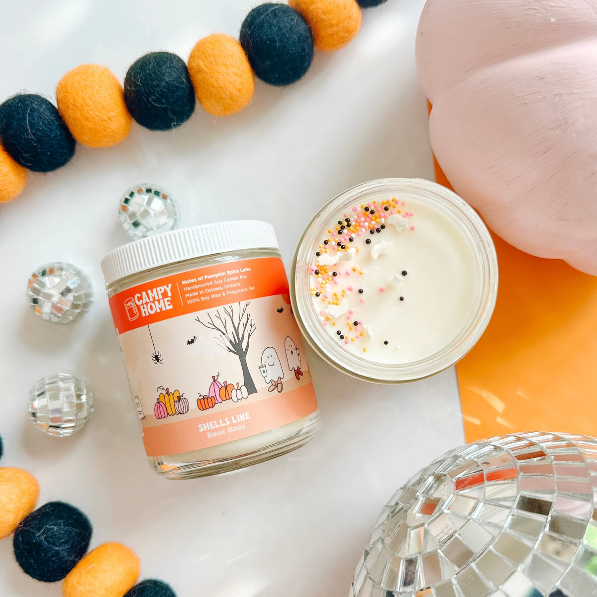 CAMPY HOME Smells Like Pumpkin Spiced Latte Candle