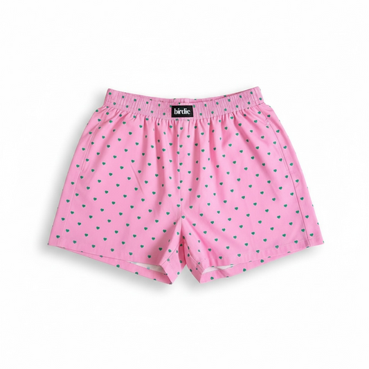 Hearts Boxer Short - Bubblegum