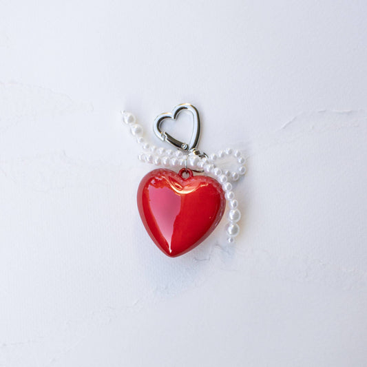 Big Heart Bag Charm