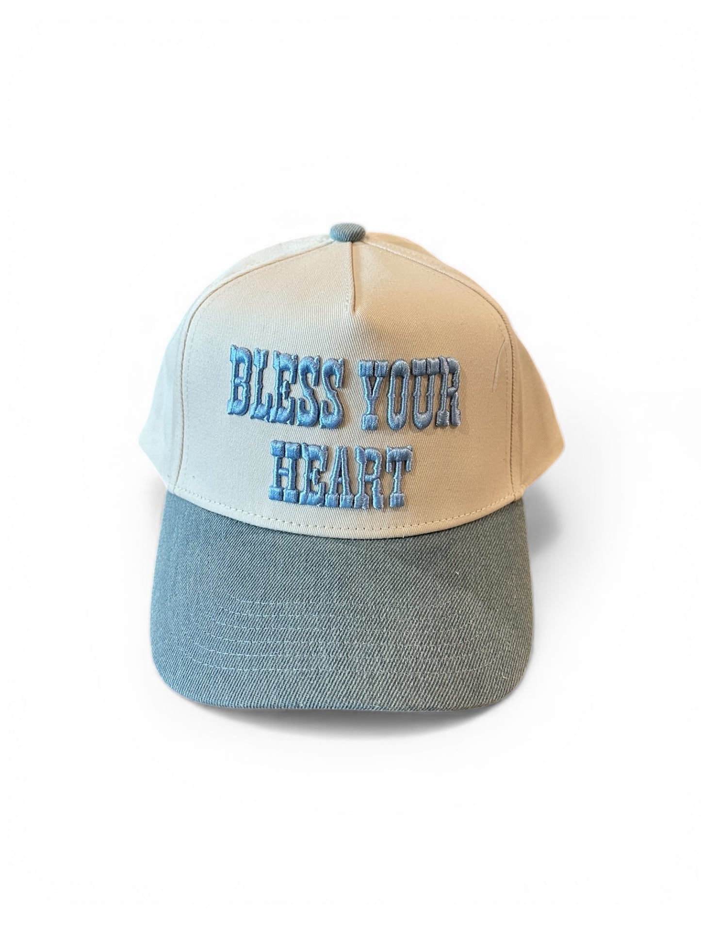 Bless Your Heart Canvas Trucker Hat