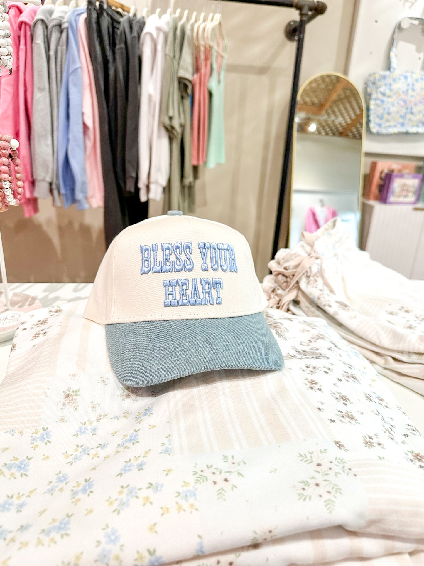 Bless Your Heart Canvas Trucker Hat