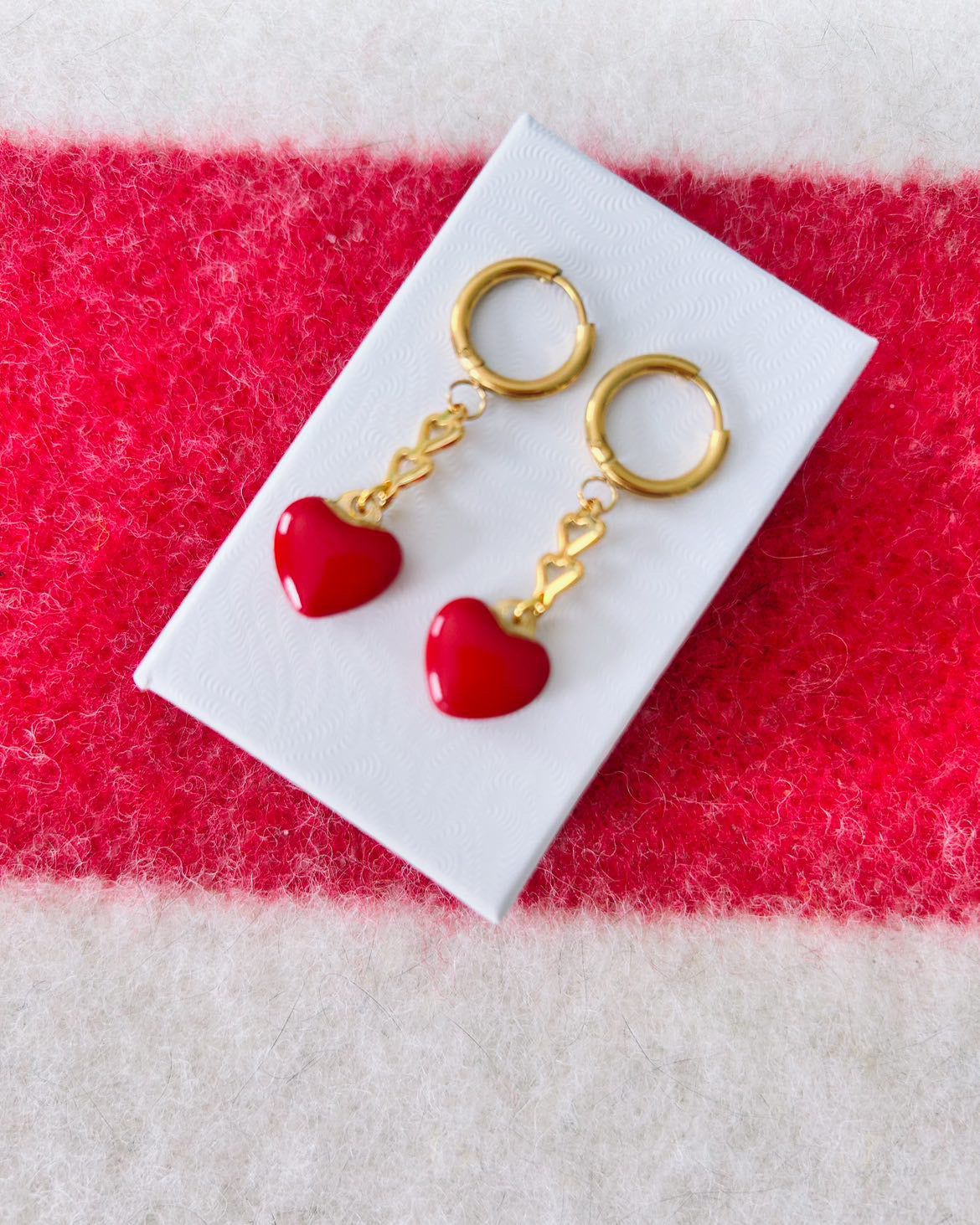 Heart Candy Drop Earrings