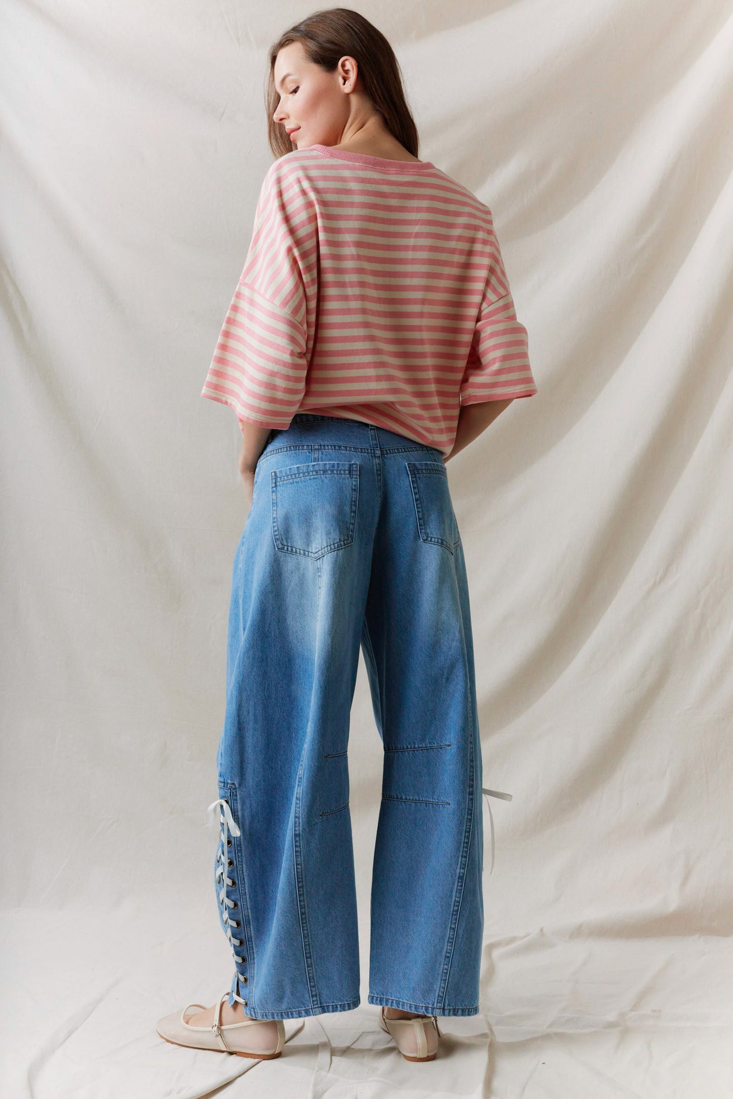 Blue Ridge Lace Up Denim