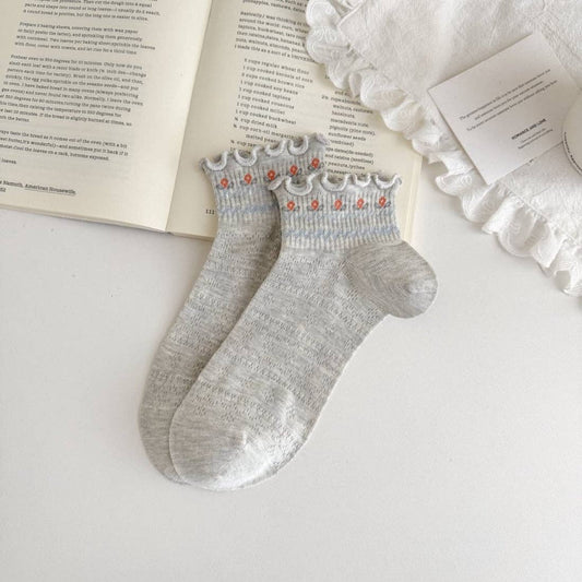 Embroidered Ankle Socks