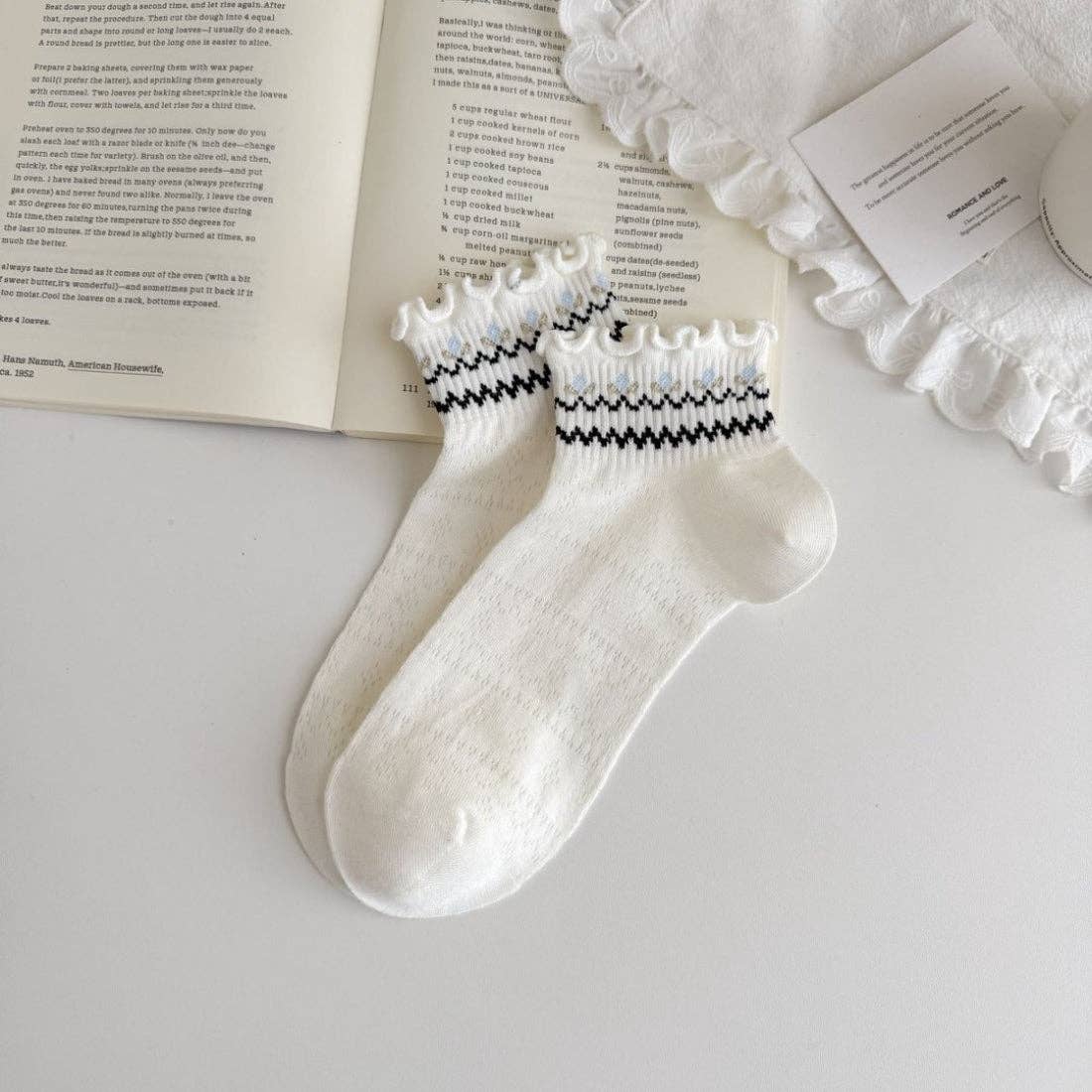 Embroidered Ankle Socks