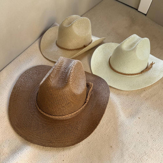 Western Straw Cowboy Hat