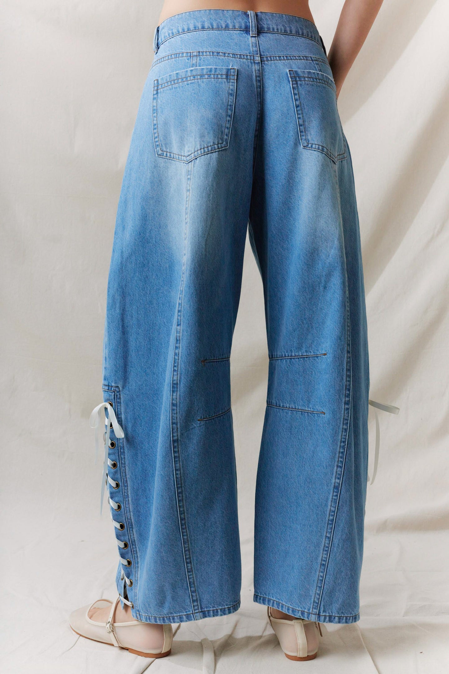 Blue Ridge Lace Up Denim