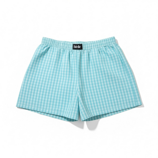 Gingham Boxer Short - Mint