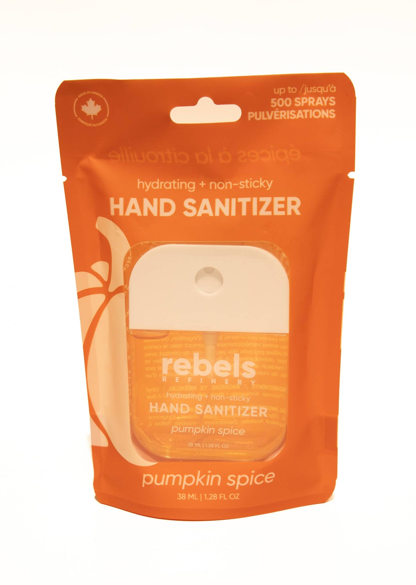 Pumpkin Spice Pocket Hand Sanitizer
