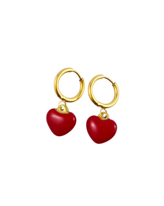 Heart Candy Huggy Earrings